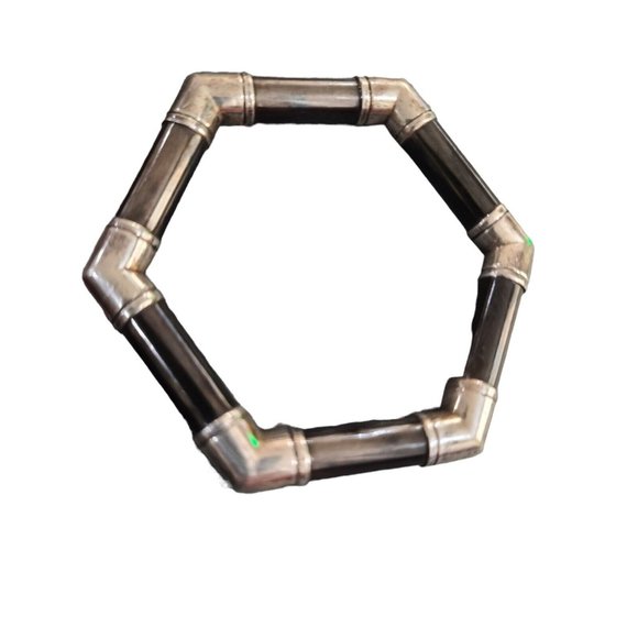 Juli Gurscm Bracelet Sterling Silver Modernist Made In Spain - Picture 7 of 12